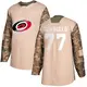 Authentic Men's Tony DeAngelo Camo Carolina Hurricanes Veterans Day Practice Jersey